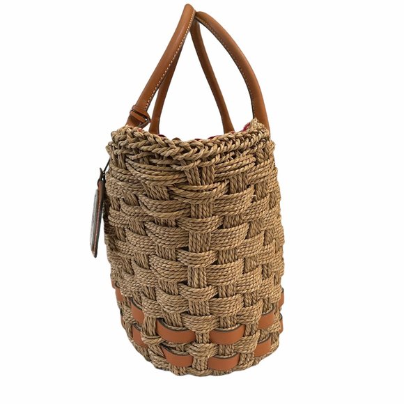 XL Large Woven Ralph Lauren Straw Beach Tote Bag - Picture 11 of 13